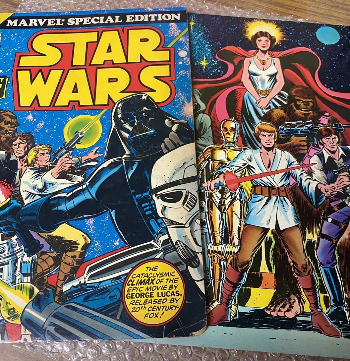 MARVEL SPECIAL EDITION STAR WARS 1 2 2冊セット アメコミ マーヴェルスペシャル エディシタン スターウォーズ ／ 当時物 古本 /【Buyee