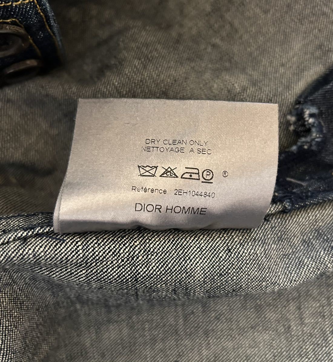 美品 初期 エディ期 フランス製 02SS Dior homme デニムジャケット G