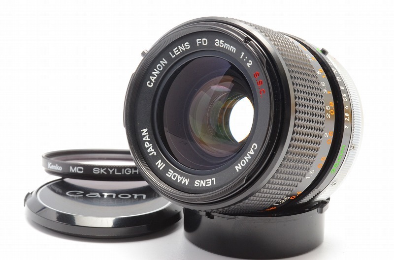 ☆美品☆ Canon FD 35mm F2 S.S.C. lens キヤノン レンズ 完動 キレイ