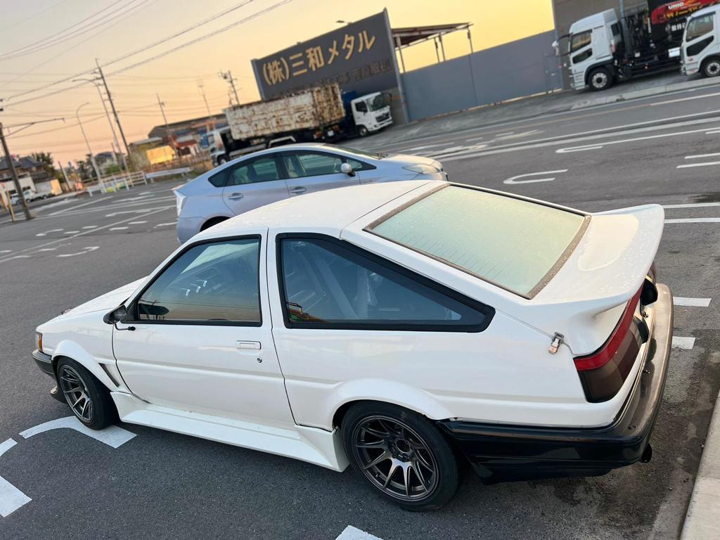 クリアランスサイト AE86 ハッチバック スポイラー 羽 grupoworldwide