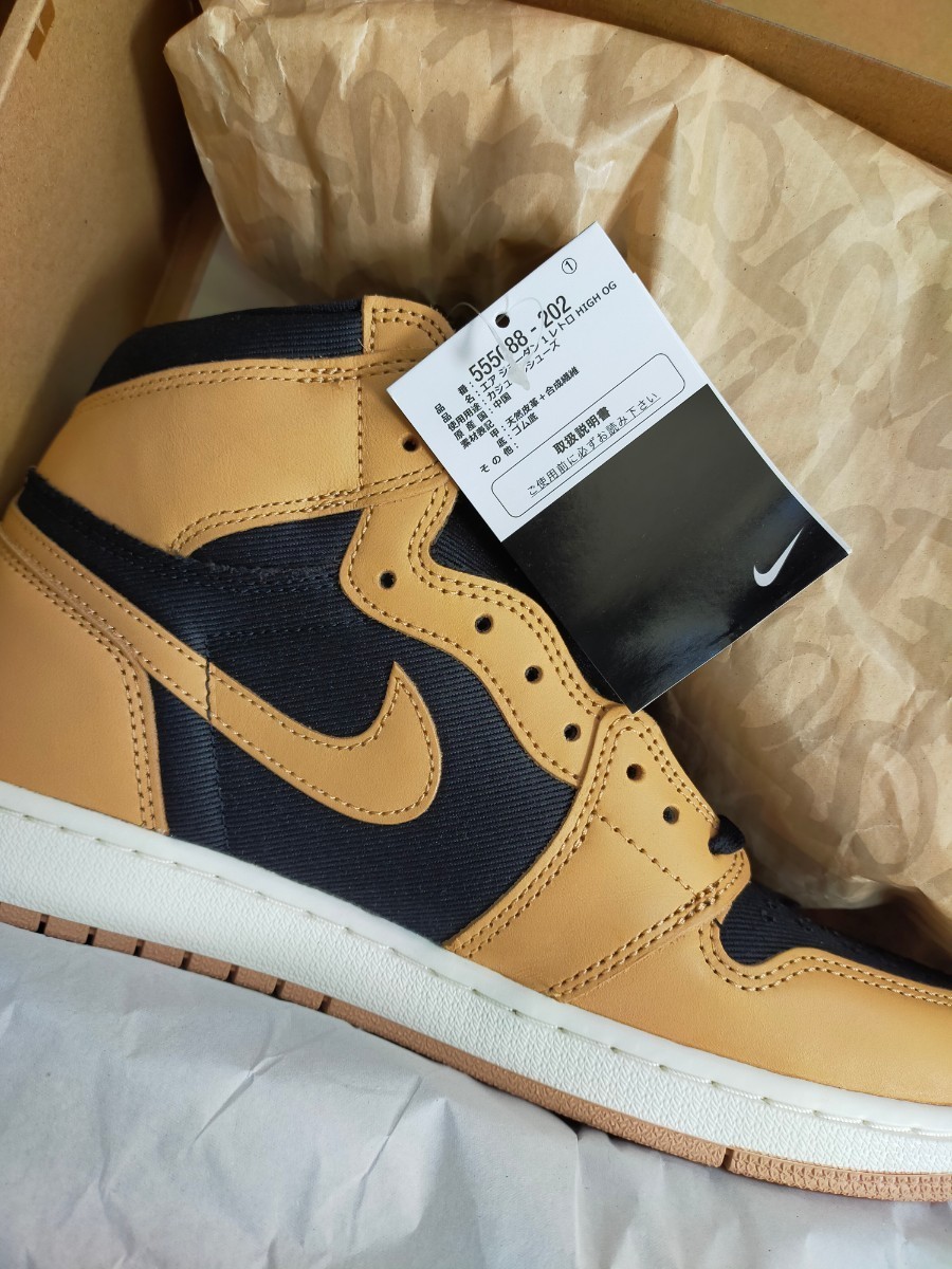 新品正規品 Nike Air Jordan 1 Retro High OG Vachetta Tan 27.5cm