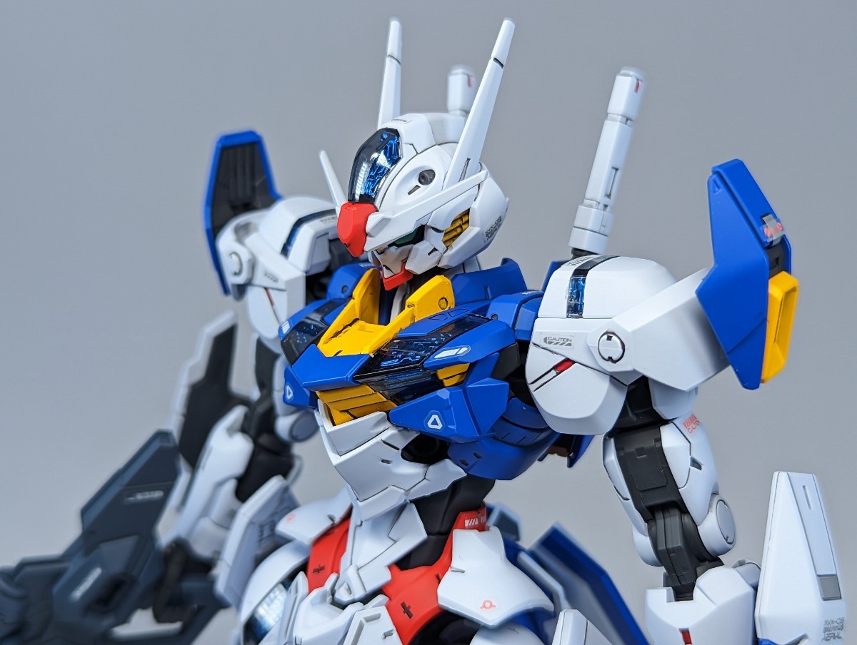 おまけ付】 フルメカニクス 1/100 ガンダムエアリアル 全塗装済み完成