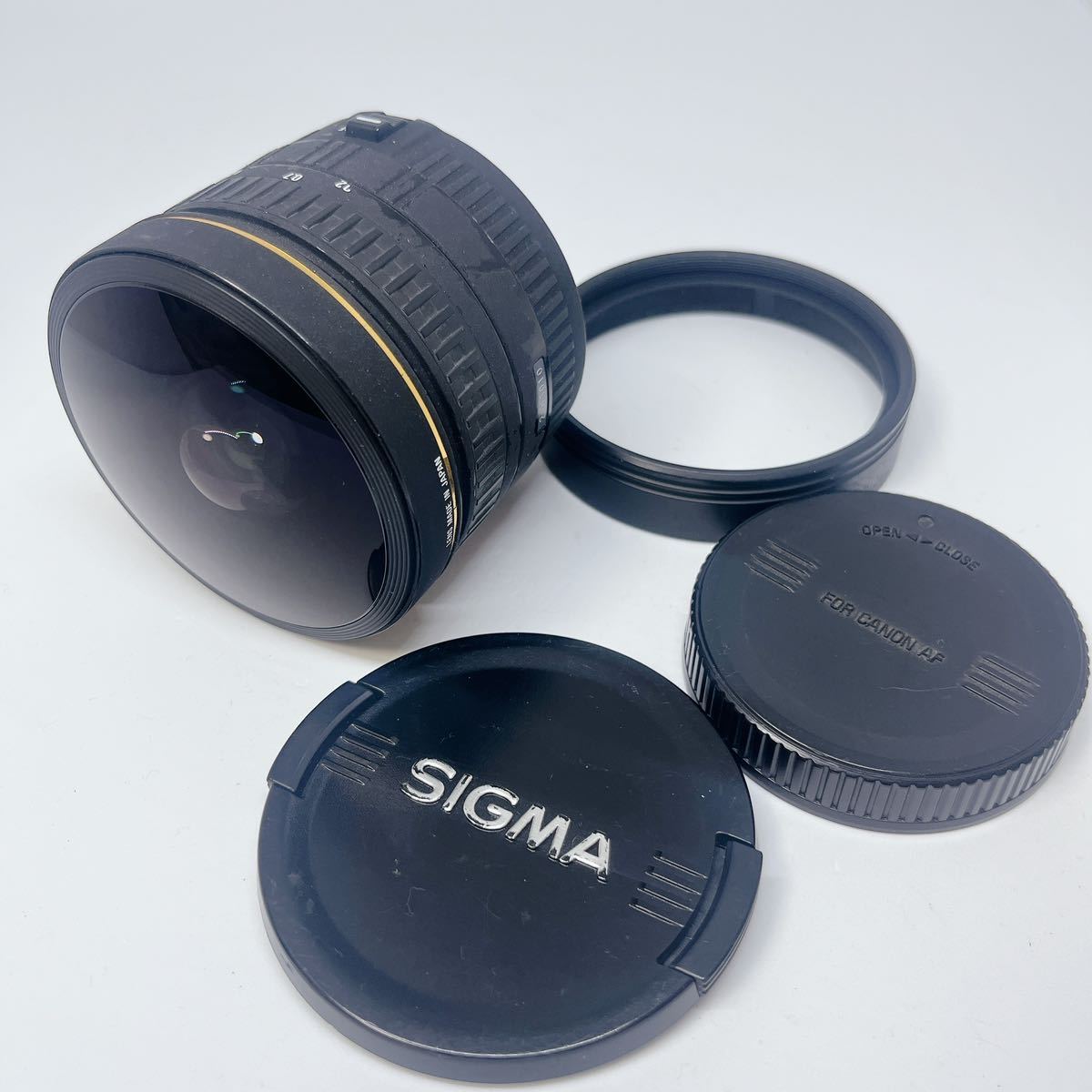 美品＊SIGMA シグマ AF 8mm F4 キャノン用 EX DG CIRCULAR FISHEYE