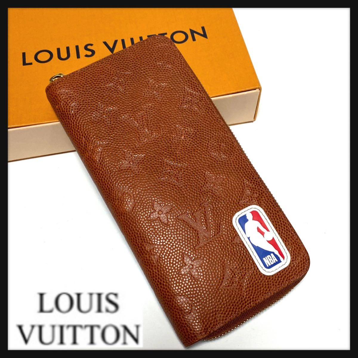 贈物 返品OK ルイヴィトン ジッピーウォレットヴェルティカル LV×NBA