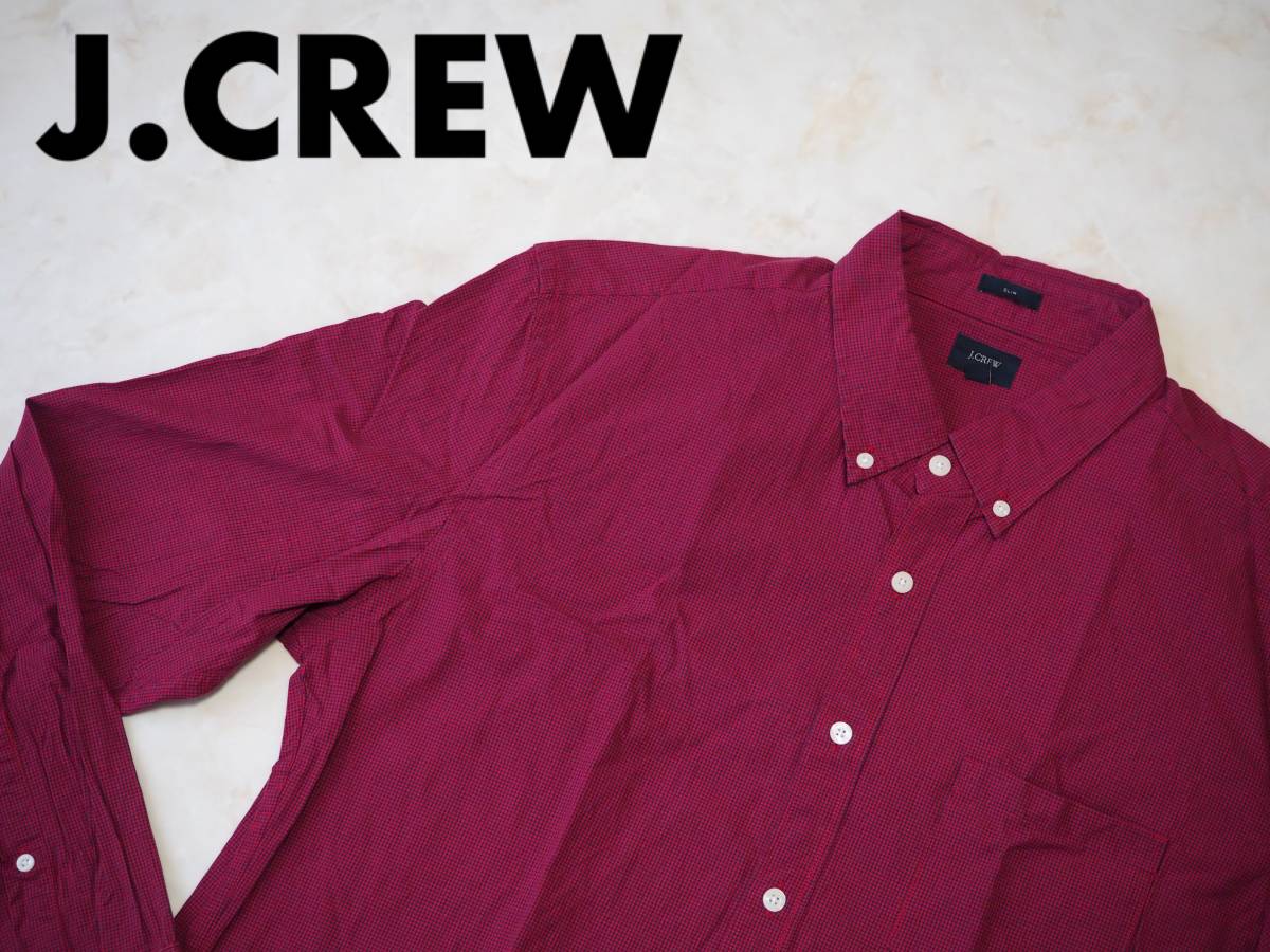 ☆送料無料☆ J.CREW ジェイクルー USA直輸入 古着 長袖 スリム