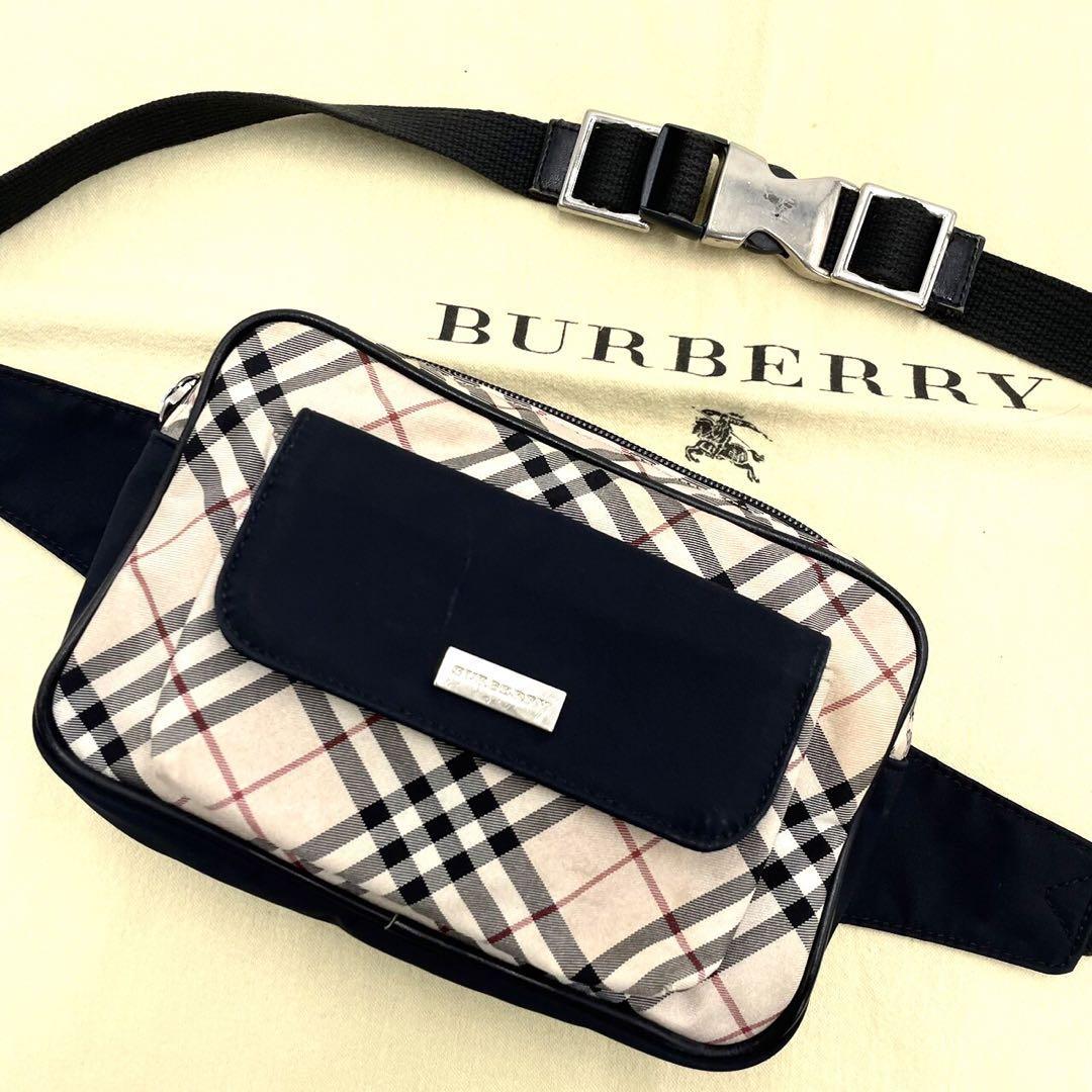 バーバリー BURBERRY ボディバッグ ロゴプレート ホースロゴ