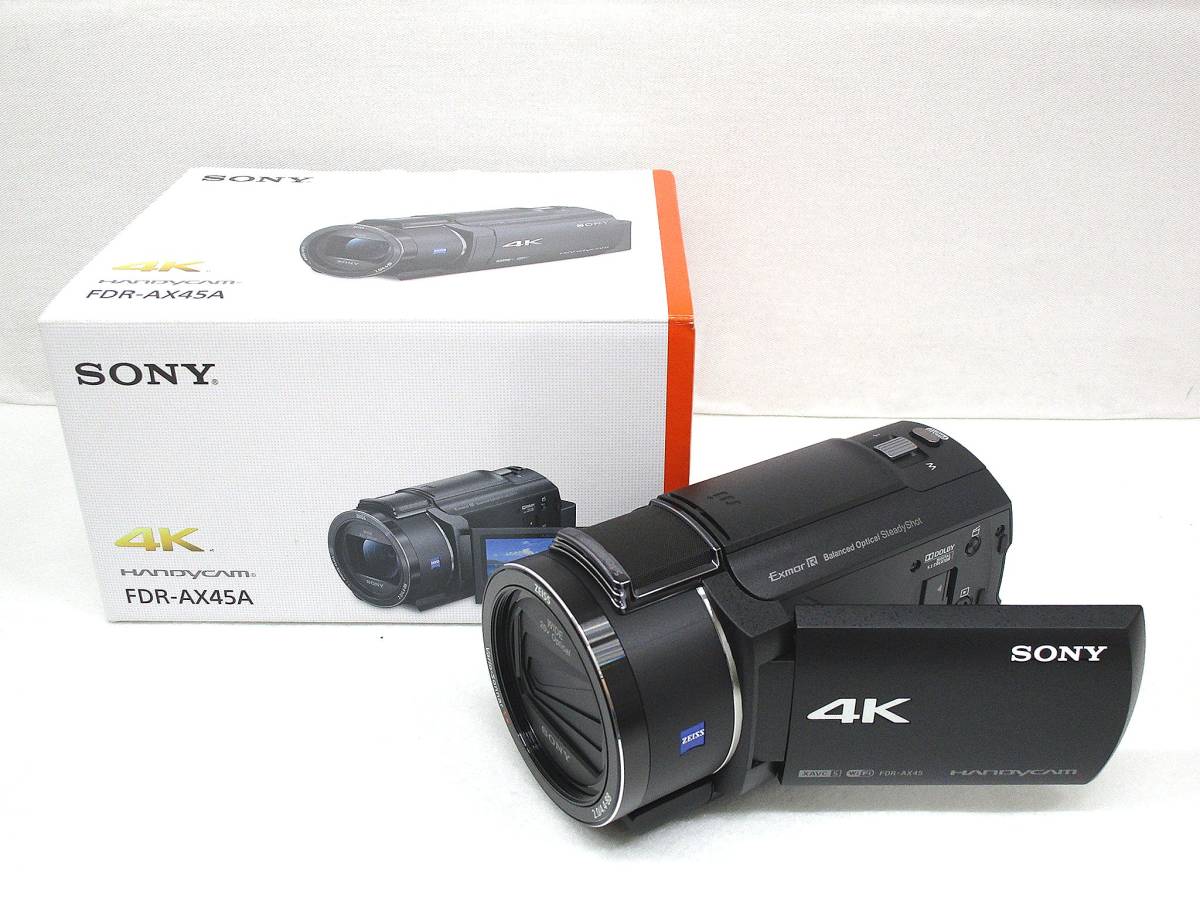 SONY ソニー デジタル４K ビデオカメラレコーダー FDR-AX45A /中古