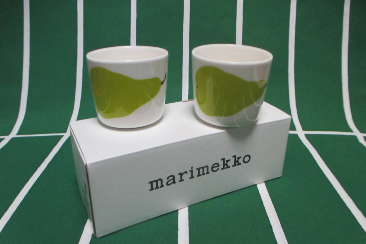 marimekko / マリメッコ PAARYNA / パーリナ ラテマグ 「グリーン 洋ナシ」2個セット /【Buyee】 Buyee