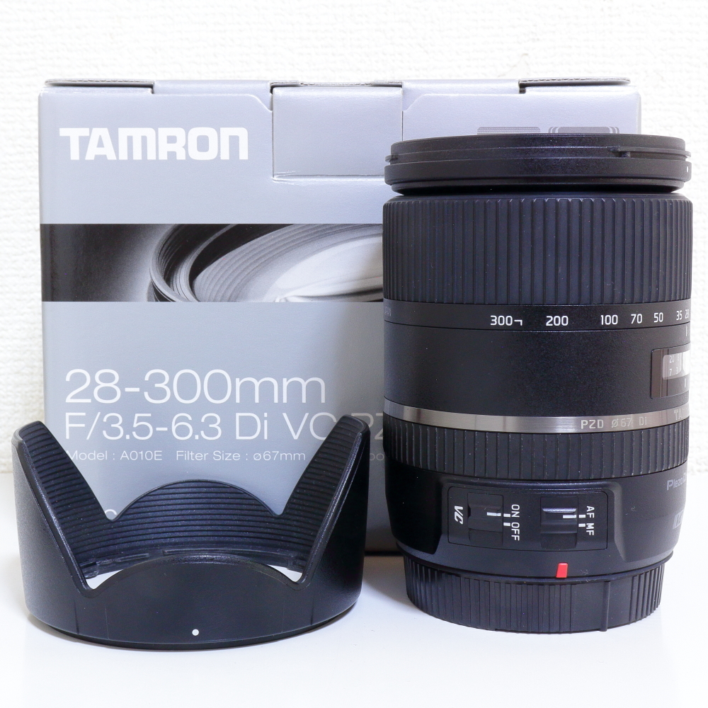 TAMRON 28300mm F3.56.3 Di VC PZD [ A010 ] キヤノン 用 美品 訳あり ★ ( タムロン 手振れ