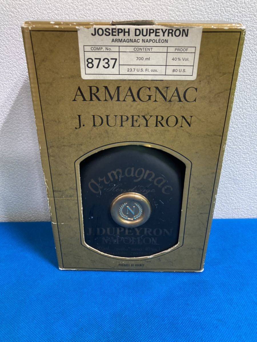 未開栓 J.DUPEYRON NAPOLEON ARMAGNAC J.デュペイロン ナポレオン