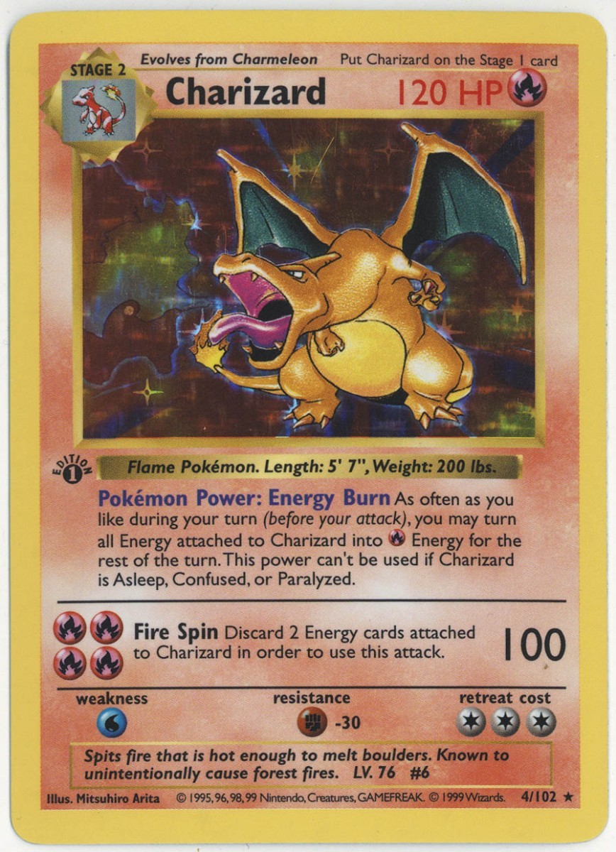 1st Edition shadowless Charizard リザードン-