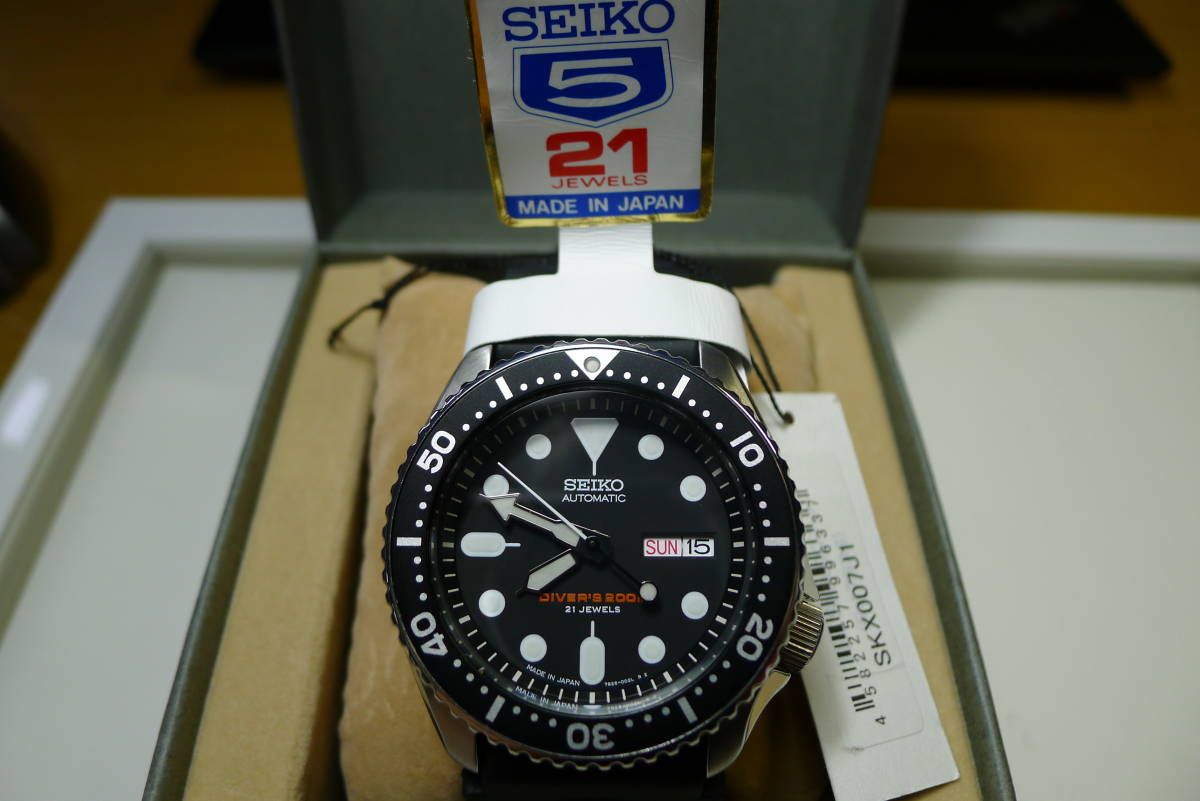 期間限定特価 【美品】SEIKO SKX007J 関脇級ジャパンモデル❗️激レア