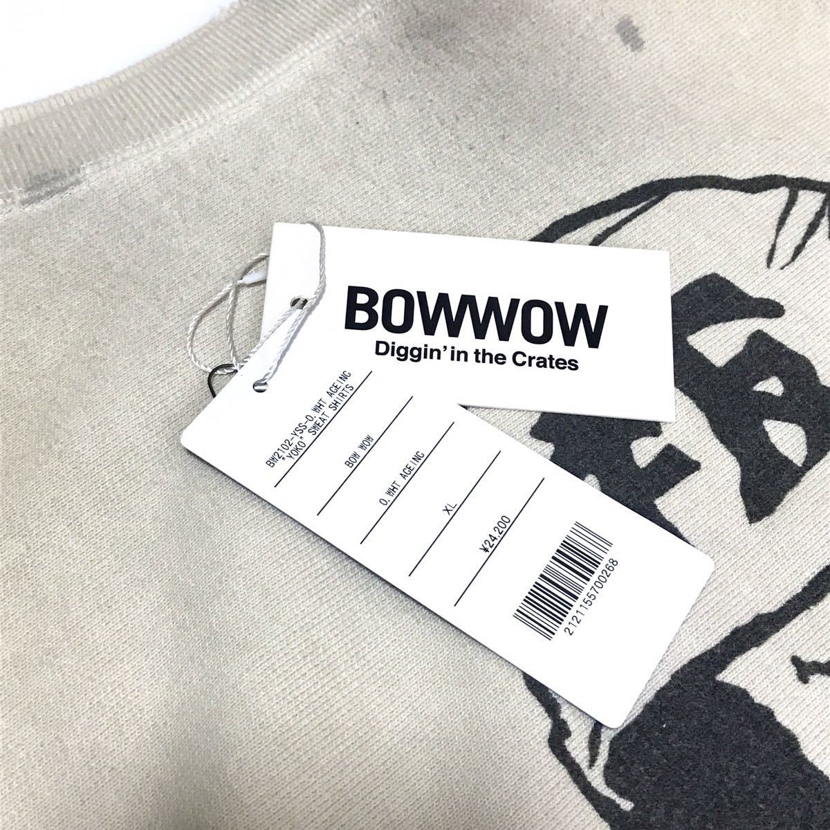 未使用 BOWWOW YOKO バウワウ スウェット トレーナー Sweatshirt