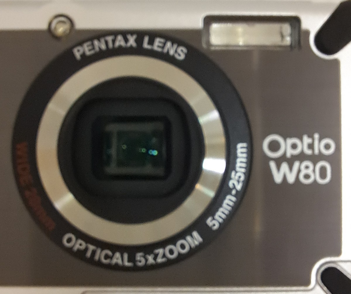 送料無料お手入れ要らず ☆PENTAX OPTIO W80 美品☆ - 通販