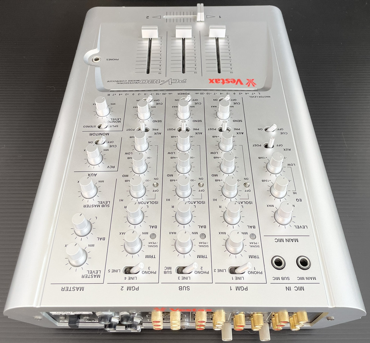 vestax ベスタクス 3chプロフェッショナルDJミキサー PCV-180 - 楽器/器材