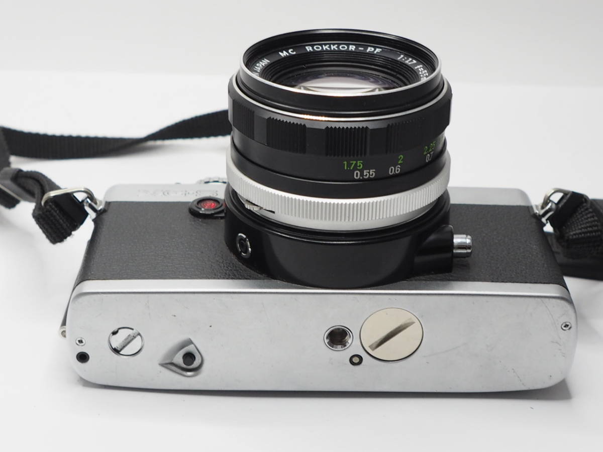 ☆良品☆ MINOLTA ミノルタ XG-S ボディ + MC ROKKOR-PF 55mm F1.7