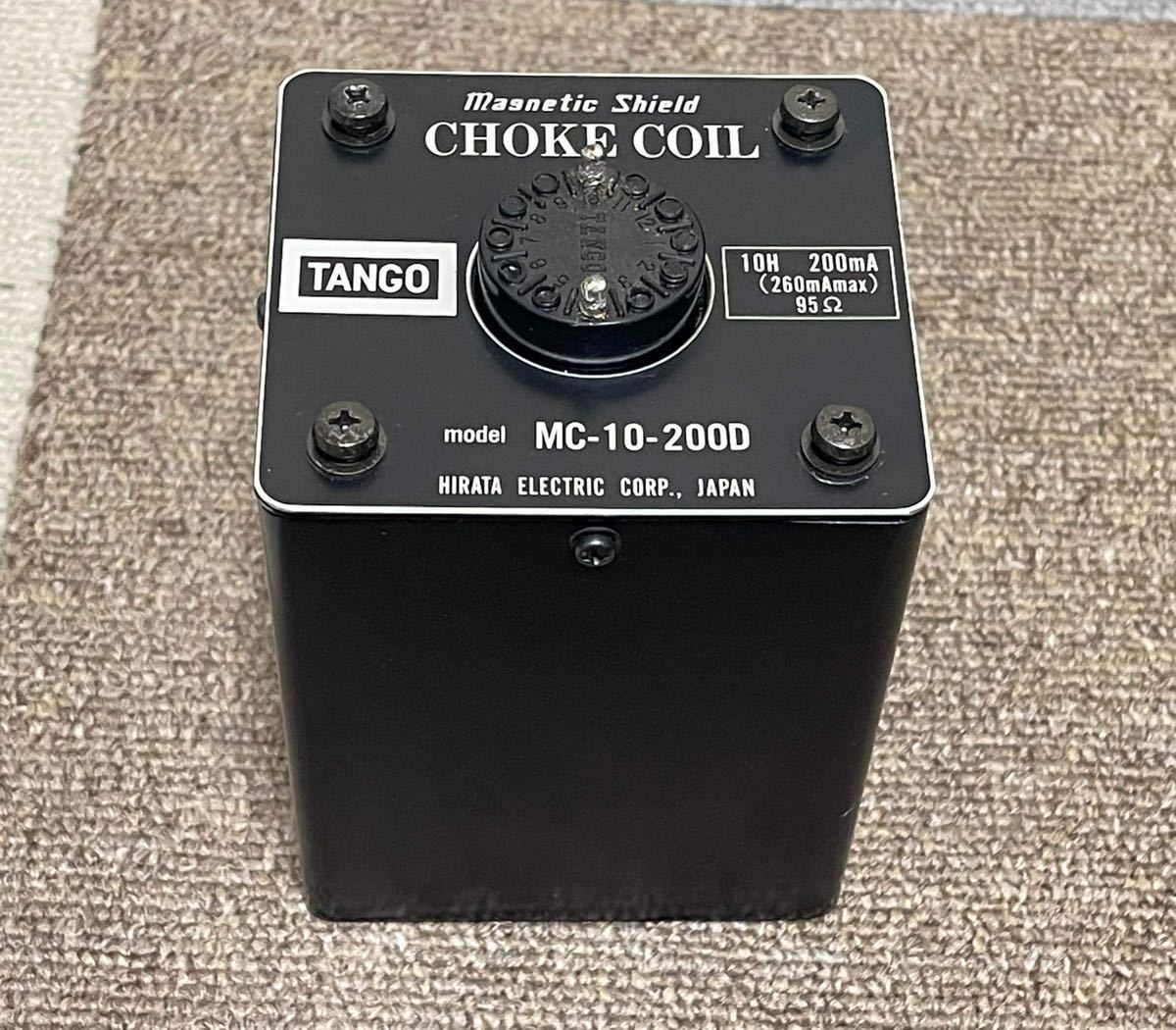 旧タンゴ MC-10-200 チョークトランス 1個 - オーディオ機器