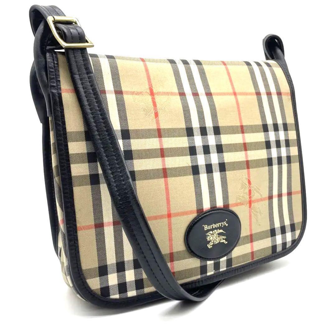 人気セール 【極美品】BURBERRY バーバリー ショルダー シャドーホース