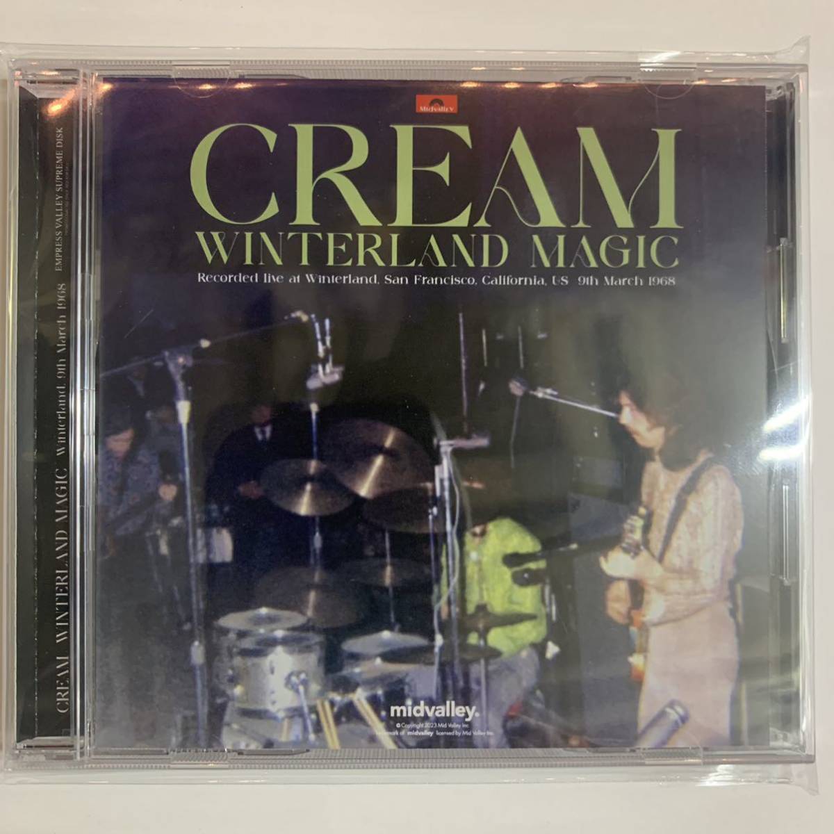 Cream Winterland Magic Cd 完全初登場ライヴ！1968年3月9日ウィンターランド！mid Valley Records 【buyee】 Buyee