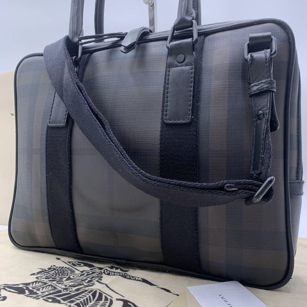 1円〜【新品同様 入手困難品】BURBERRY バーバリー 2way ビジネス