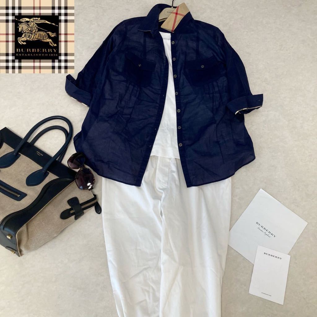 大きいサイズ◇バーバリー BURBERRY 44/13号/XL-3L メガチェックコンビ