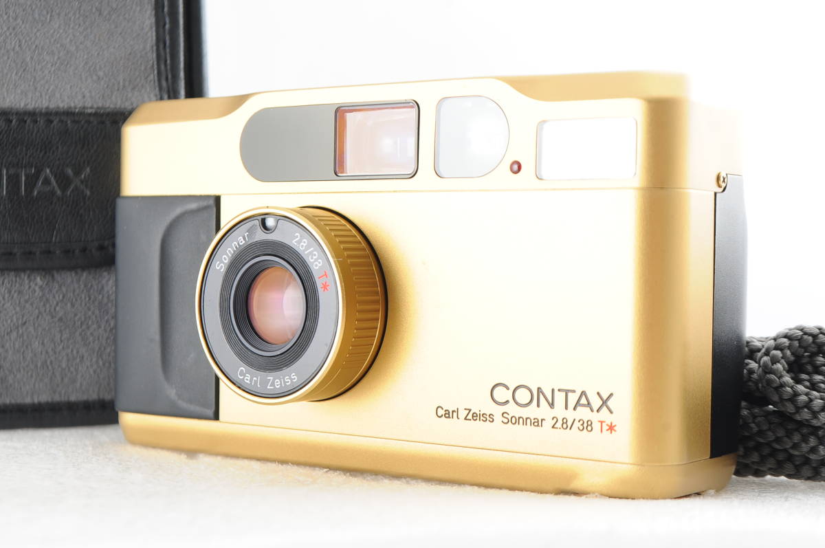 ☆超美品☆ CONTAX コンタックスT2 人気のゴールド付属品付き