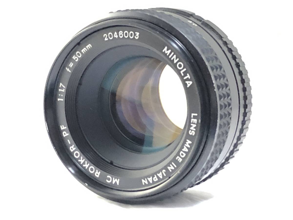 ☆良品☆ ミノルタMINOLTA MC ROKKOR-PF 50mm F1.7 #3750 /【Buyee