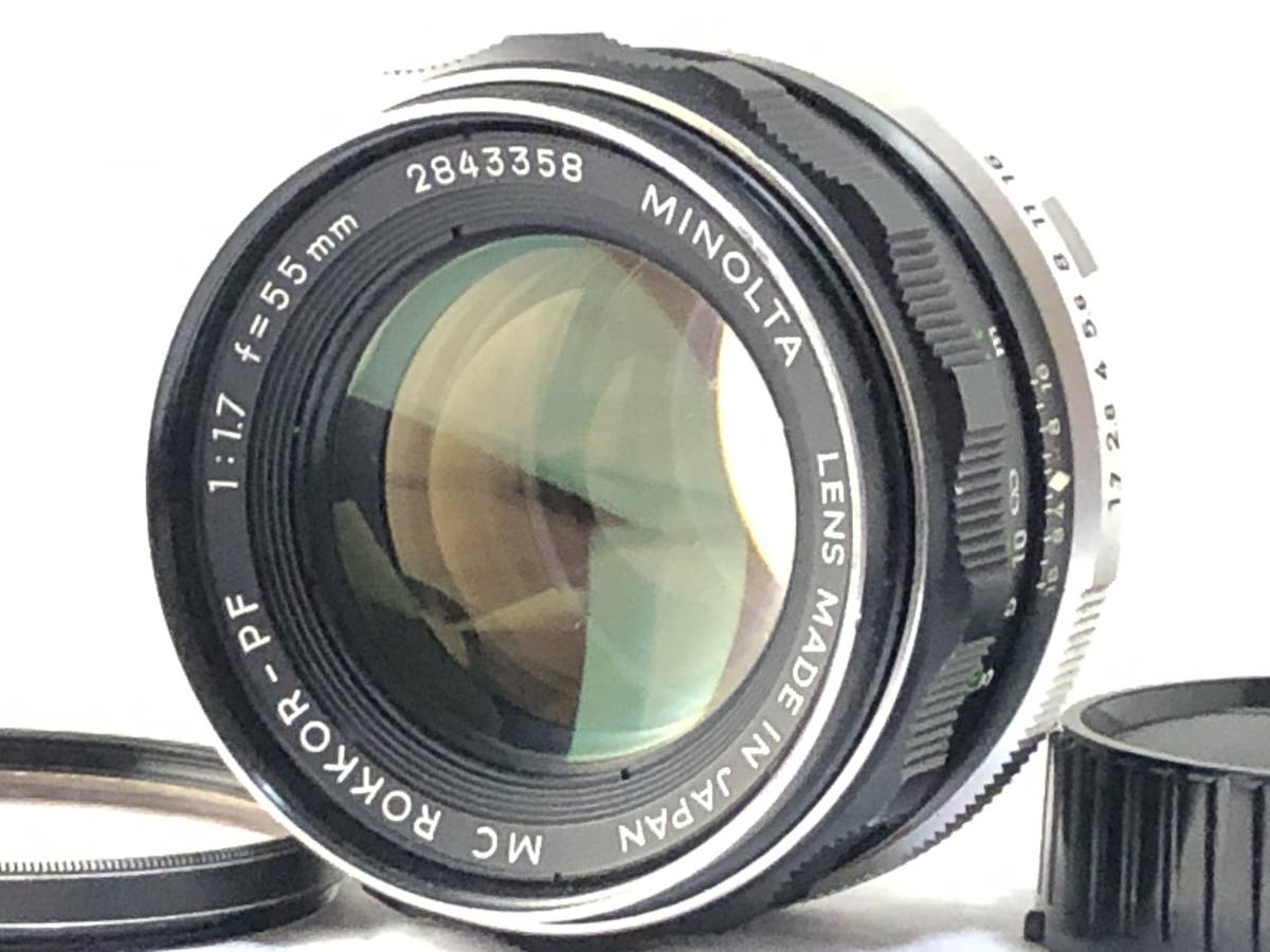 ☆極上品☆ ミノルタMINOLTA MC ROKKOR-PF 55mm F1.7 #3547c /【Buyee