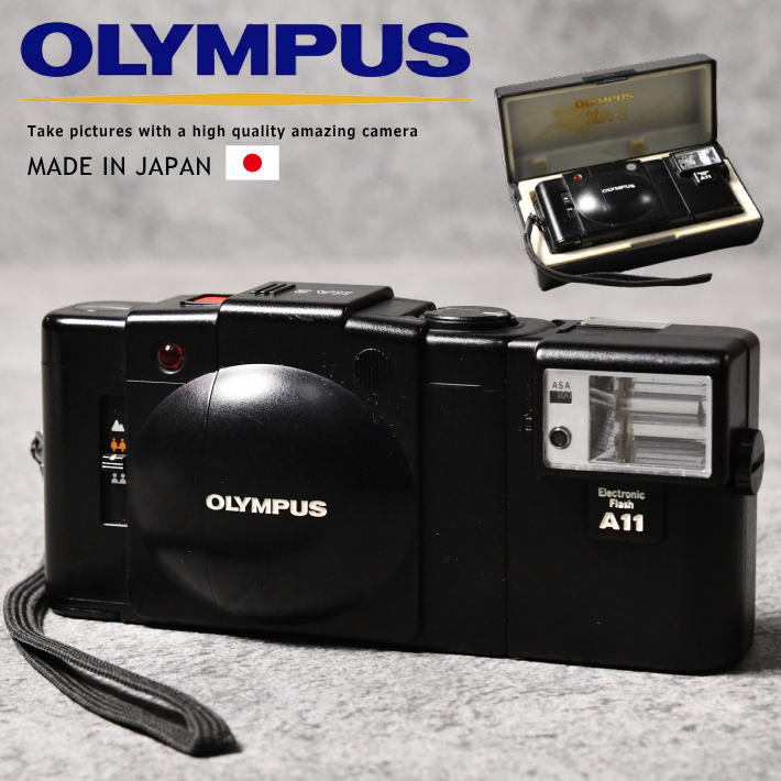 Olympus XA2 XA-2 A11 A-11 FLASH Film Camera オリンパス コンパクト