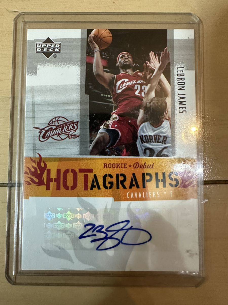 サイン2005-2006 UD LEBRON JAMES Auto レブロンジェームズAutograph