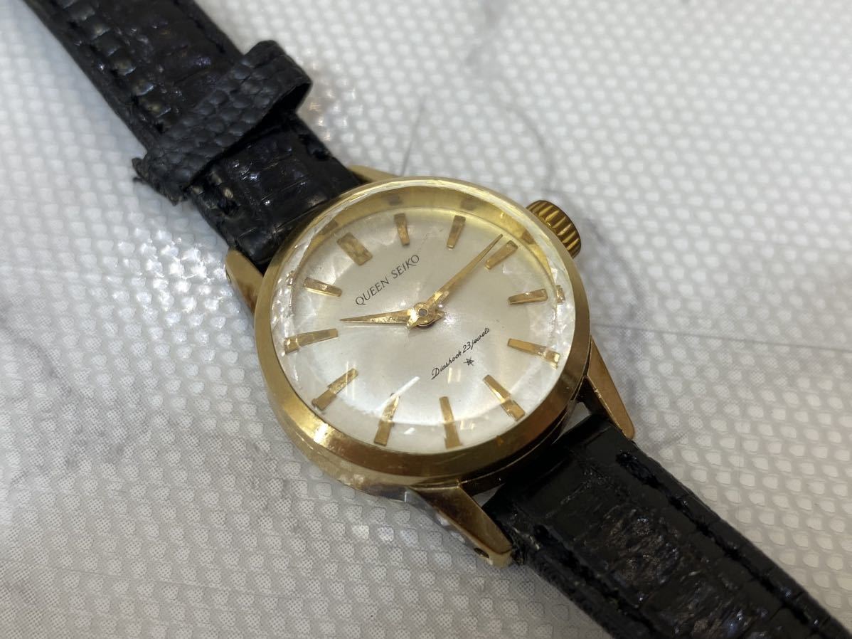 QUEEN SEIKO セイコー 23 jewels手巻き レディース 腕時計 - 時計