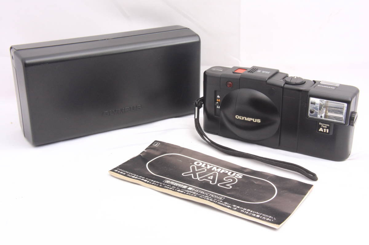 ☆美品☆完動品☆名機☆OLYMPUS XA2+A11☆オリンパス☆D.Zuiko 35mm F3