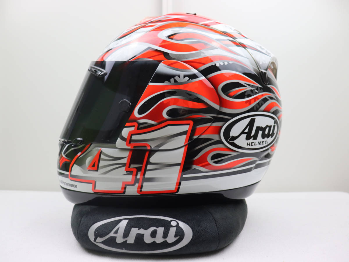 【希少】Arai アライ RX-7 RR4 芳賀紀行 SNC HAGA-GP ハガ フルフェイスヘルメット Lサイズ /【Buyee ...