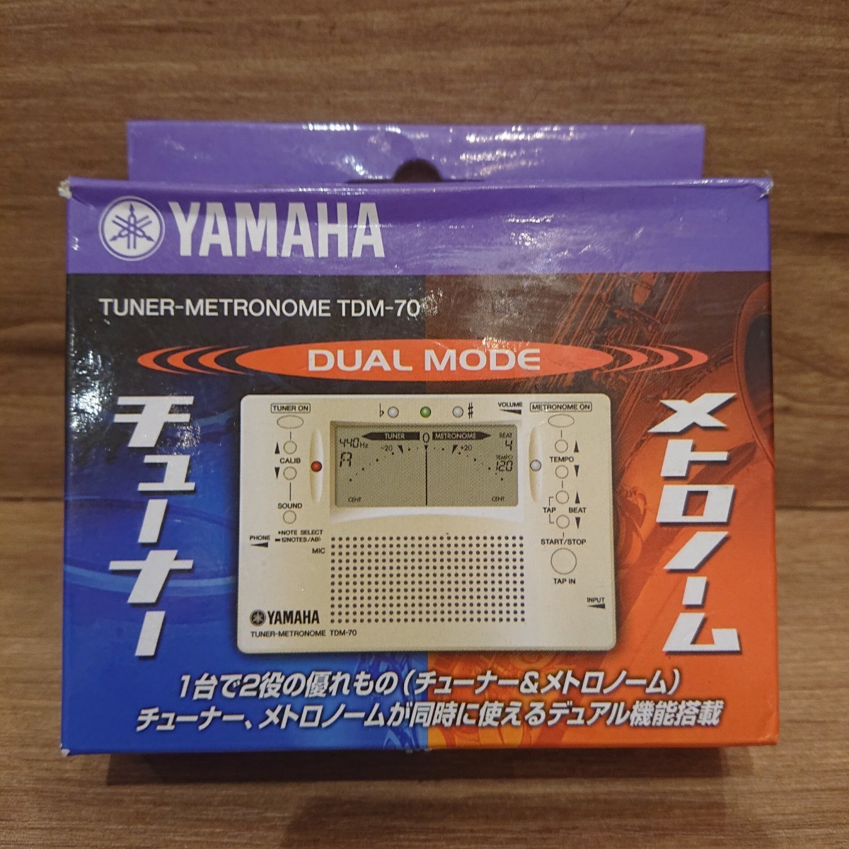 YAMAHA ヤマハ□TUNER-METRONOME チューナー、メトロノーム □TDM-70