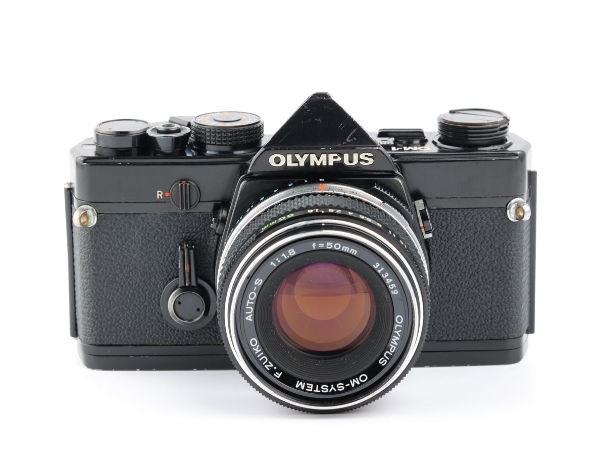 OLYMPUS OM-1(使用説明書付)+ 標準レンズ50mm F1.4 - フィルムカメラ