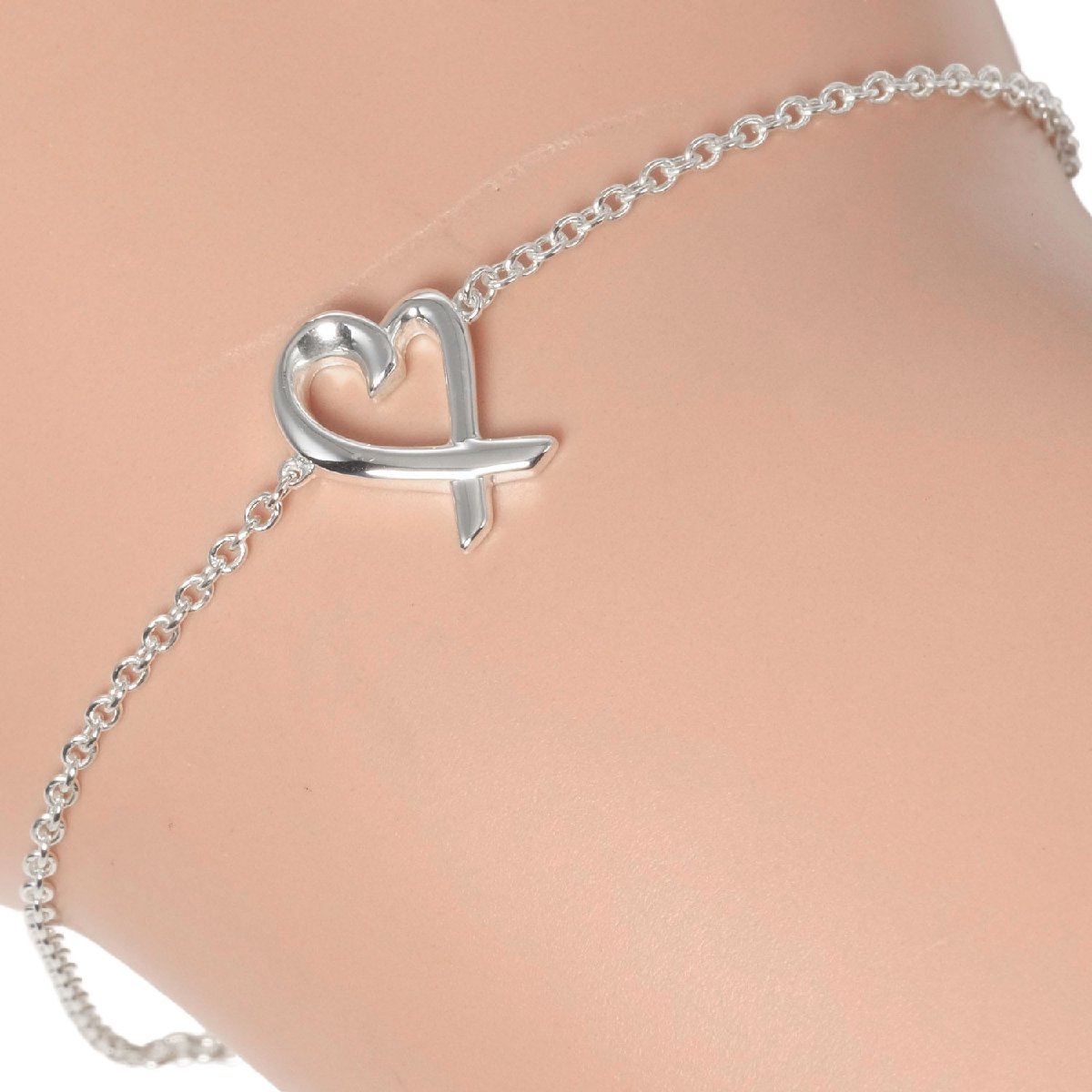 ティファニー ラビングハート ブレスレット シルバー925 TIFFANY&Co