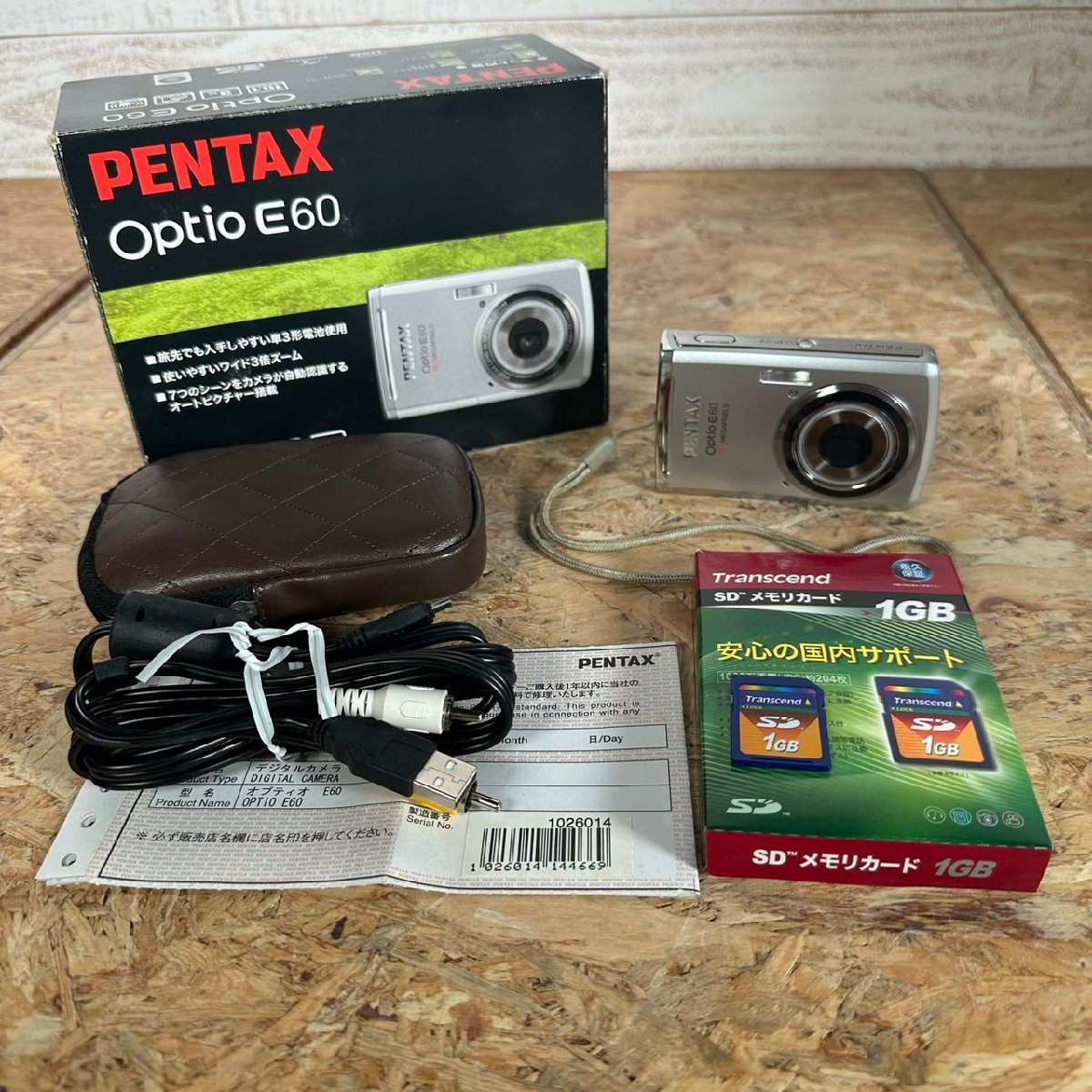 日/祝も発送 【動作確認済・特典付・SDカード付】PENTAX OPTIO E60