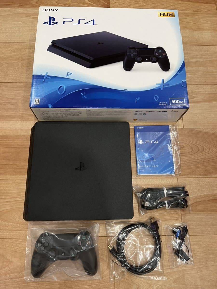 PS4 本体】SONY PlayStation4 CUH-2200A B01 500GB 付属品完備極美品