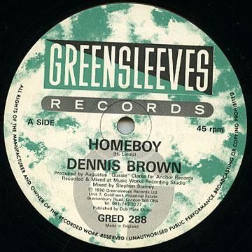 英12 Dennis Brown Home Boy GRED288 Greensleeves Records /00250