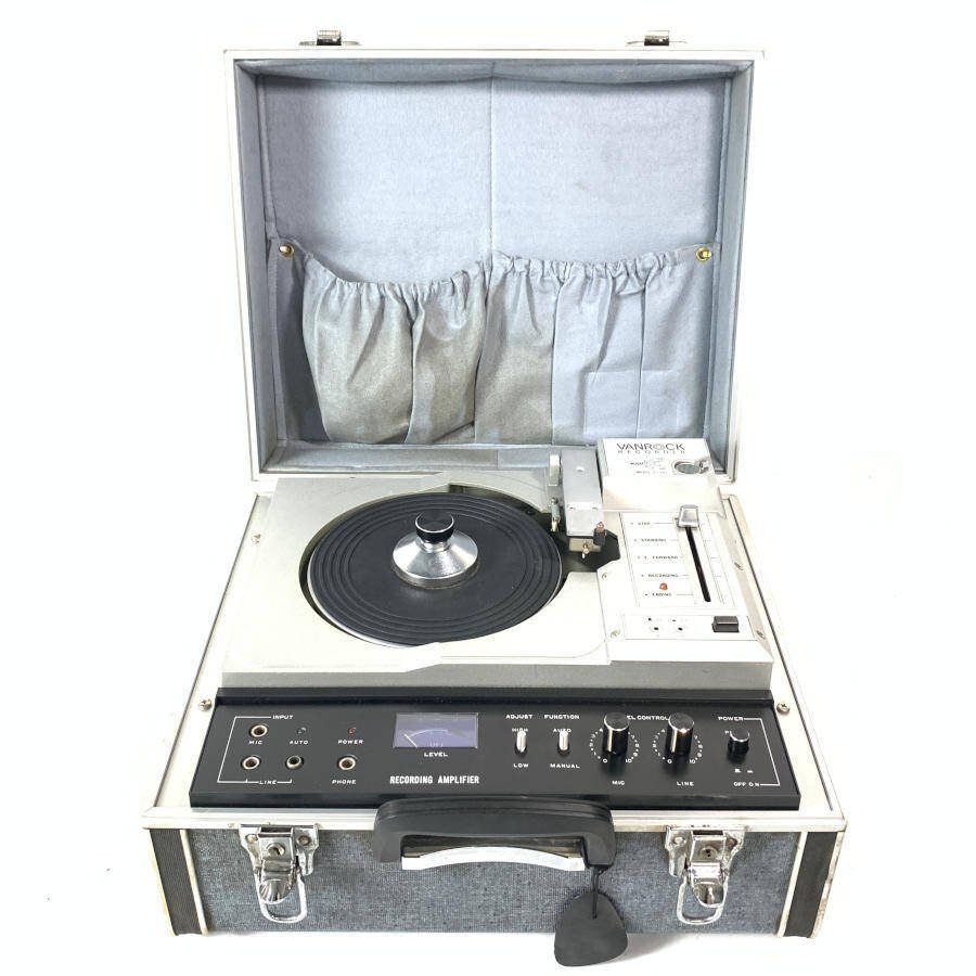オーギ電子 VANROCK RECORDER E101 レコードカッティングマシン(モノch) ACコード 説明書 ストロボスコープ 輸送用