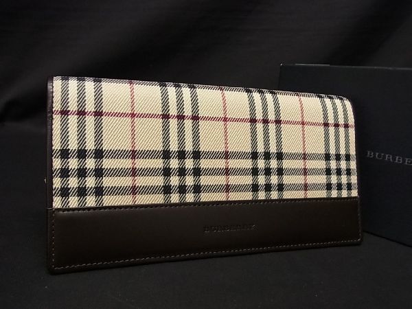 □新品□未使用□ BURBERRY バーバリー ノバチェック キャンバス