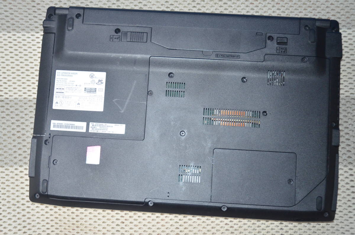 FUJITSU LIFE BOOK AH53/R 訳あり動作品intel CORE i7 シール有り