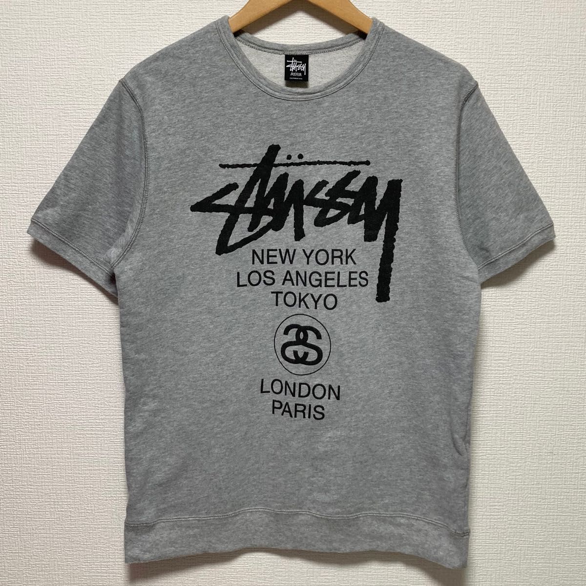 STUSSY 半袖スウェット ステューシー ワールドツアー WORLD TOUR T 