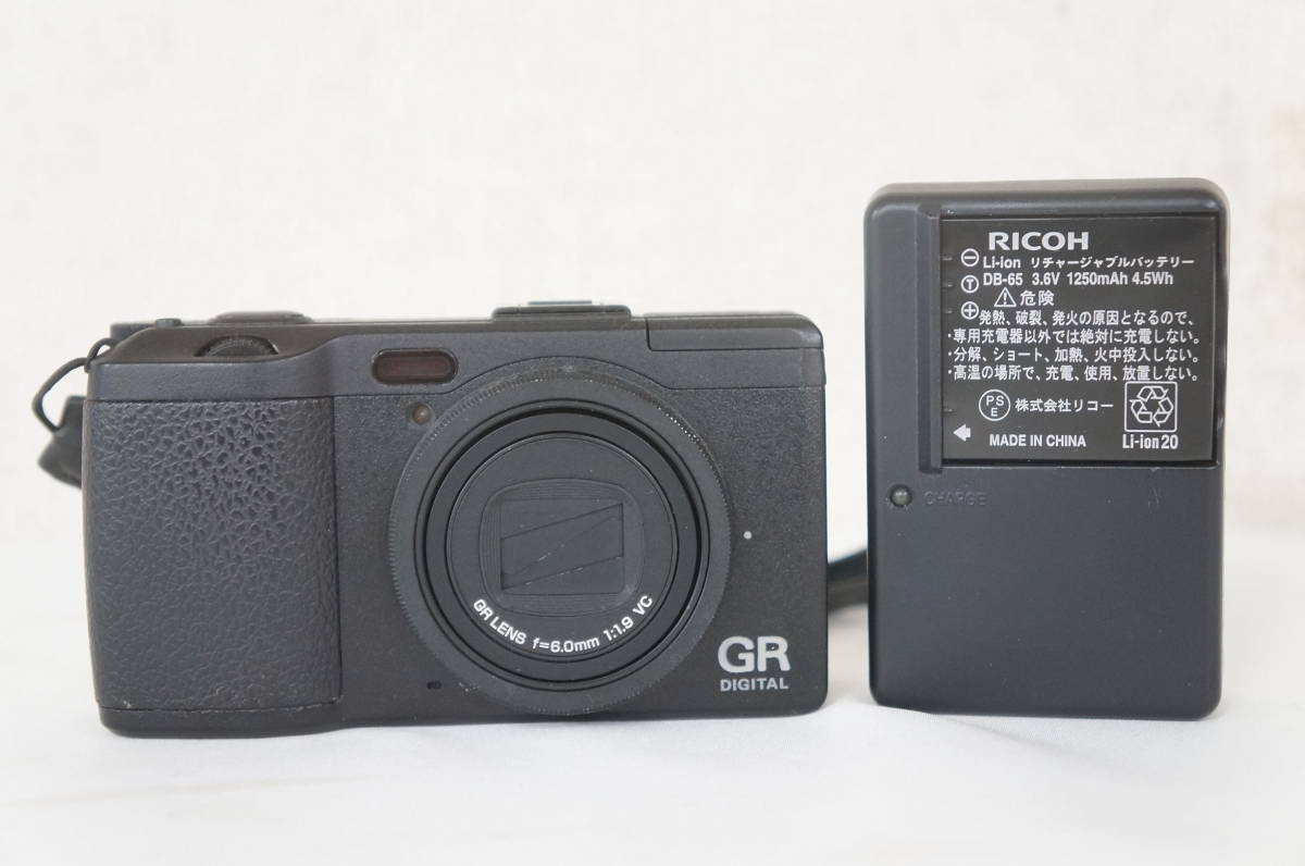 RICOH リコーGR DIGITAL Ⅳ コンパクトデジタルカメラバッテリー充電器