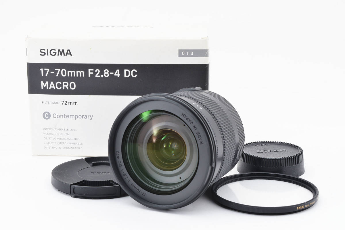 ☆極上美品☆SIGMA 17-70mm F2.8-4 DC MACRO DC OS HSM Contemparary