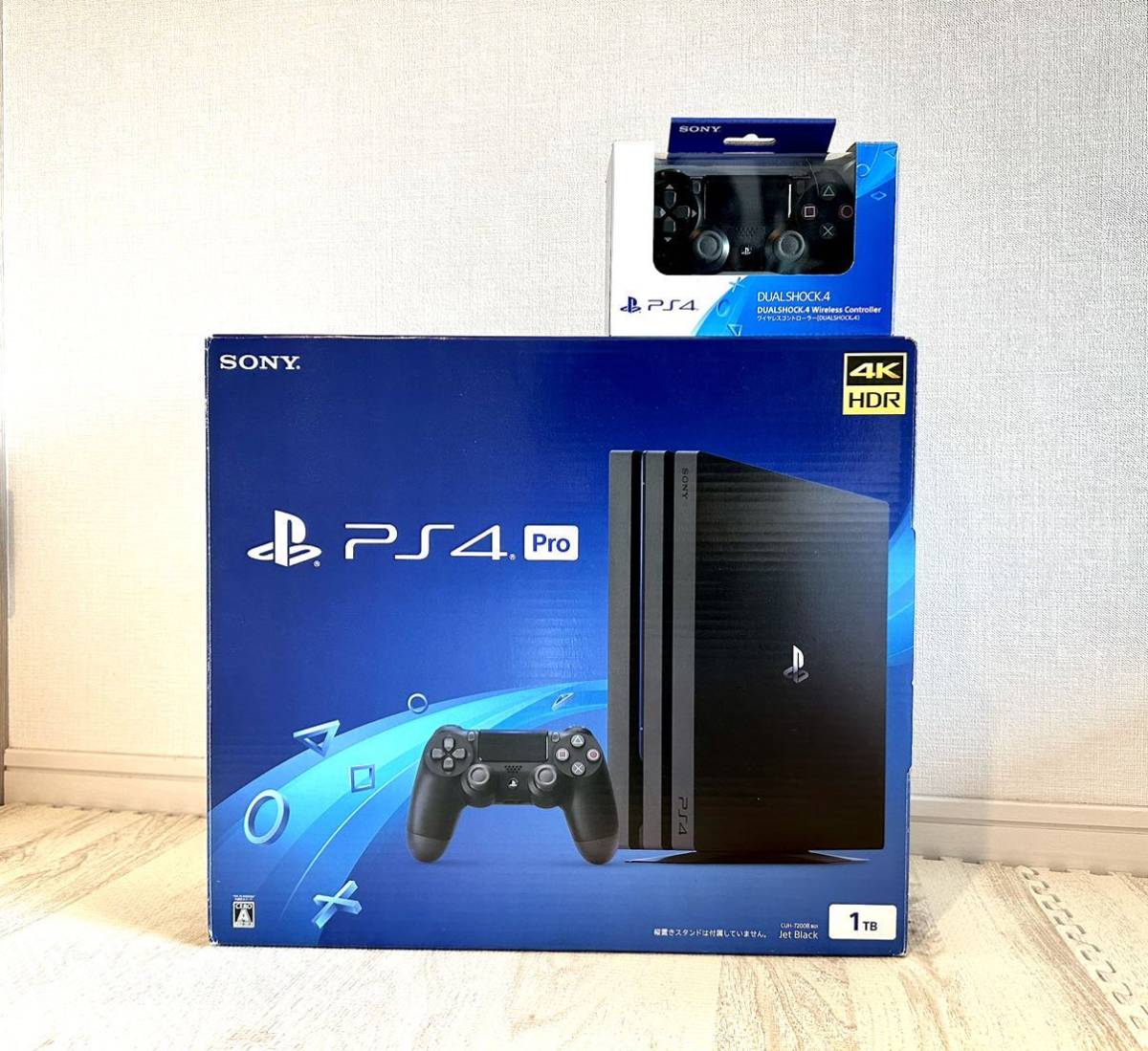 SONY PS4Pro PlayStation4 CUH-7200B 1TBSSD 本体セット＋縦置き