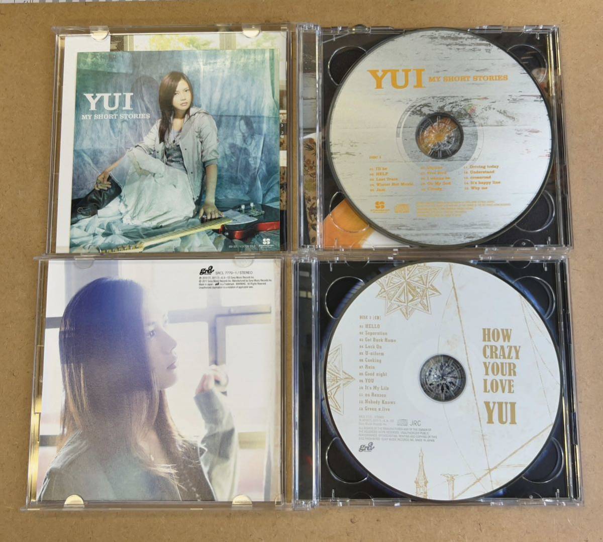 送料無料☆YUI『アルバム2枚セット』初回限定盤CD＋DVD☆LIVE映像収録