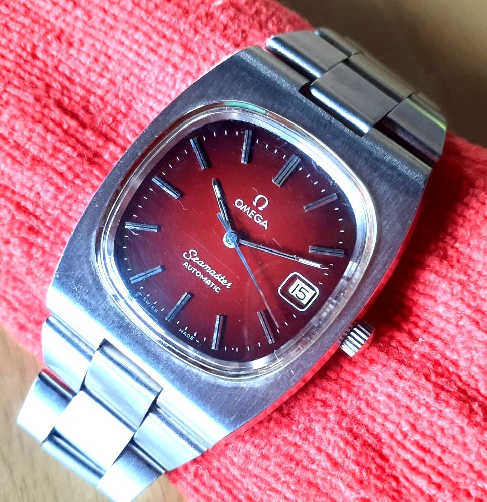 完動美品】Omega 激レア レッドグラデーションアンティーク オメガ