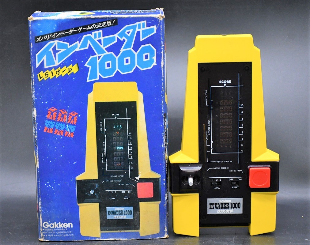 ◇学研 LSIゲーム インベーダー1000 Gakken Invader 1000 当時物 電子