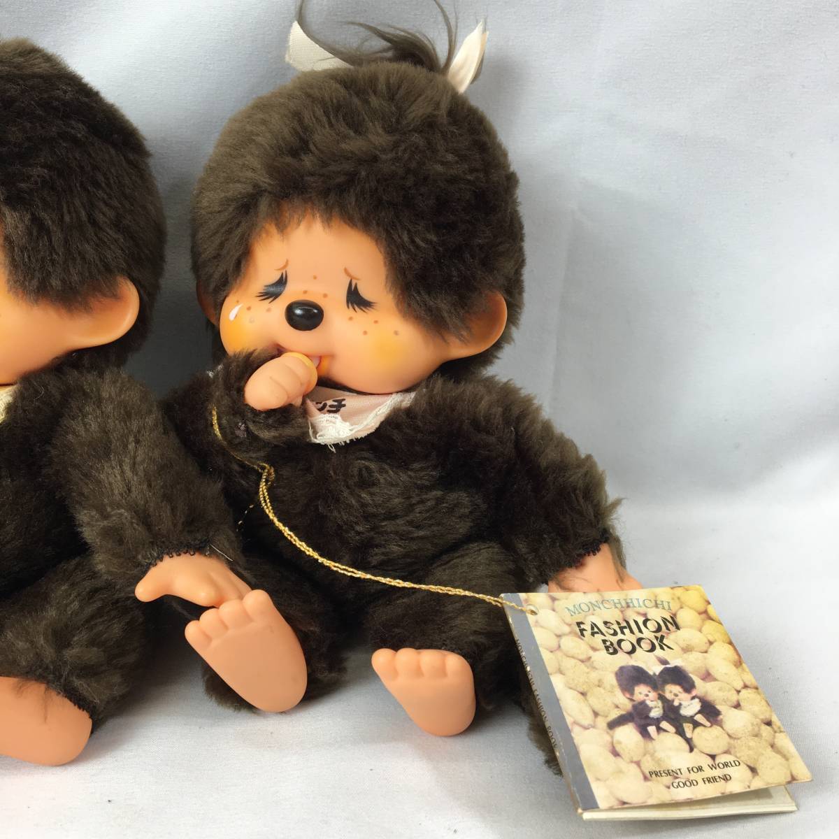 60 中古品 MONCHHICHI モンチッチ ぬいぐるみ 昭和レトロ ７０年代